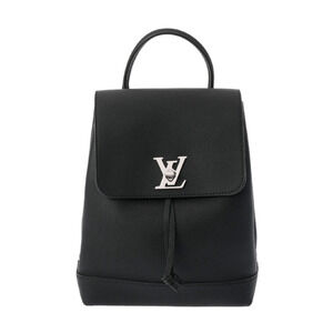 Louis Vuitton Lockme Backpack Noir Black Leather Daypack